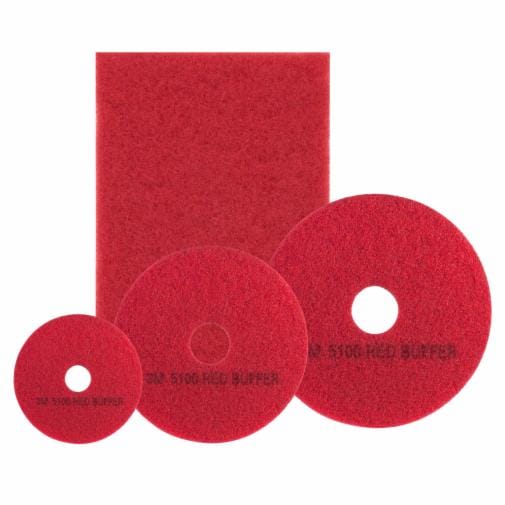 3M 5100 Red Buffer Pad